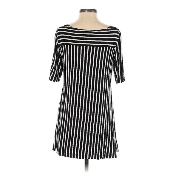 Max Studio Weekend Black and White Striped Grommets Sheath Dress Size Small - Picture 2 of 3